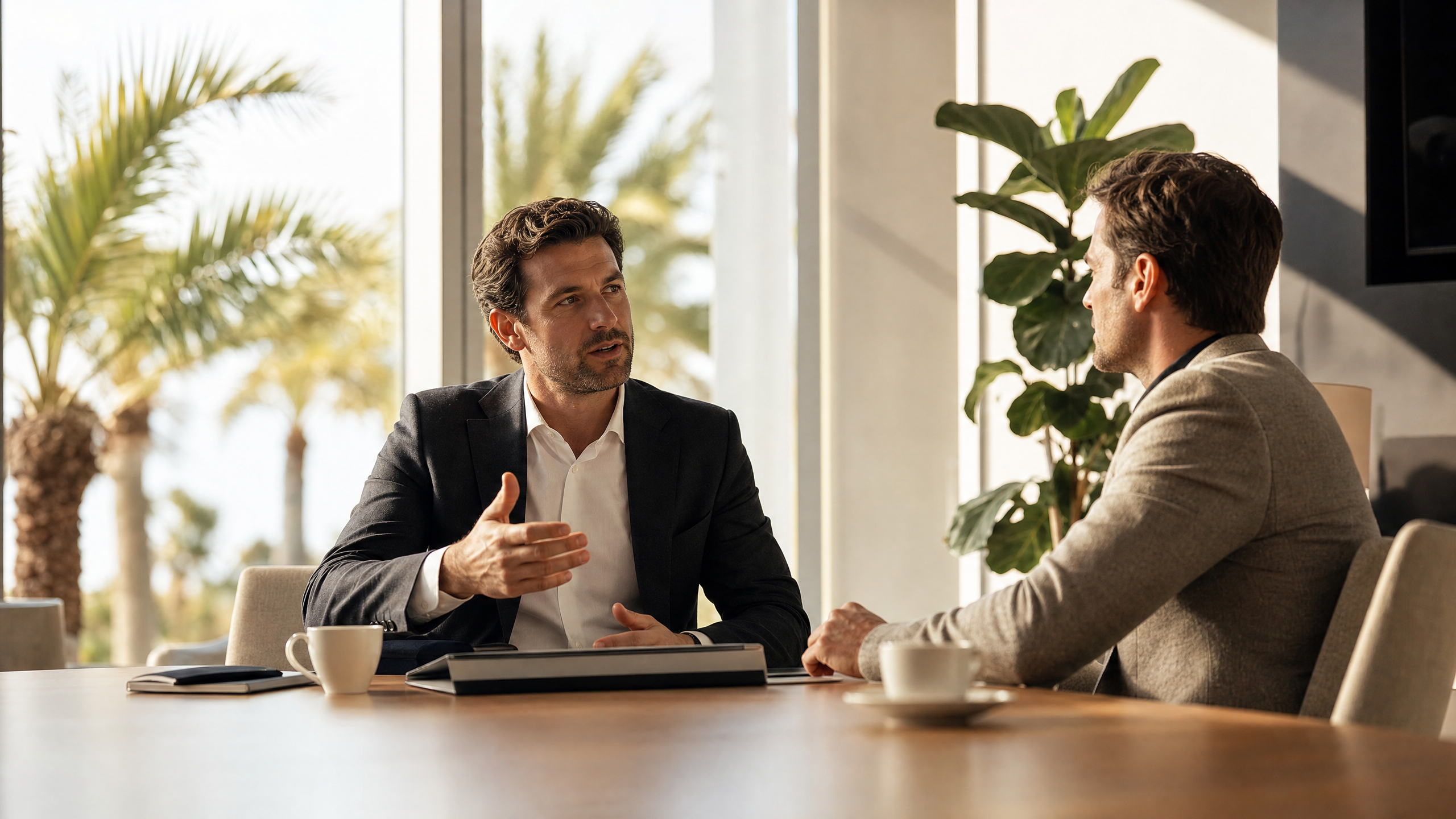 Business consultation meeting